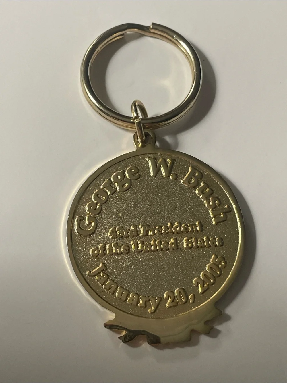 Vintage Inauguration of President Busch and Vice President Cheney 2005 Keychain